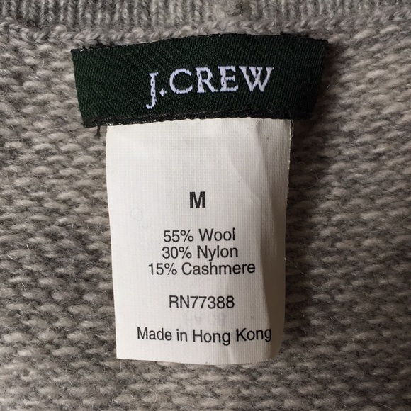 J Crew Crystal Button Bird’s Eye Cardigan - Picture 5 of 6